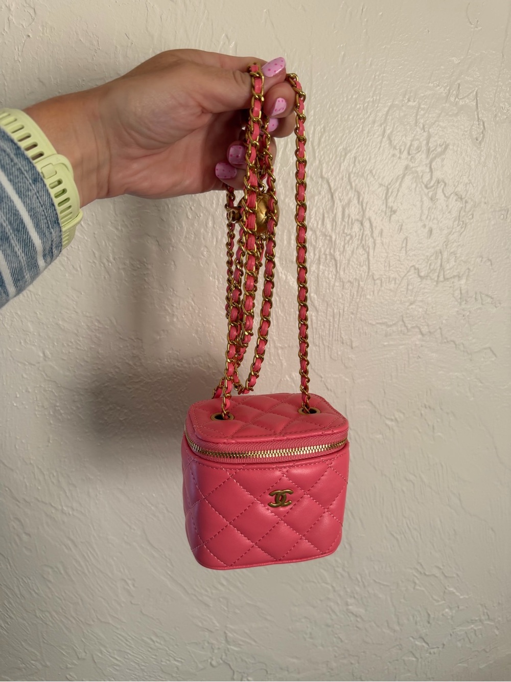 Inspired micro vanity bag